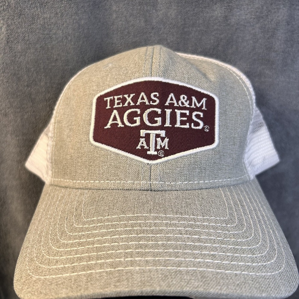 Texas‎ A&M Aggies NEW Gray Trucker Snap Back Hat C.C. Creations One Size